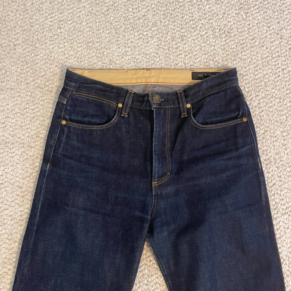 Rag & Bone New York Dark Blue Denim Jeans - Size 26 - Picture 2 of 10